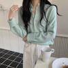 Sweater Women's Loose Solid Color Pullover Long Sleeve Knitted Top