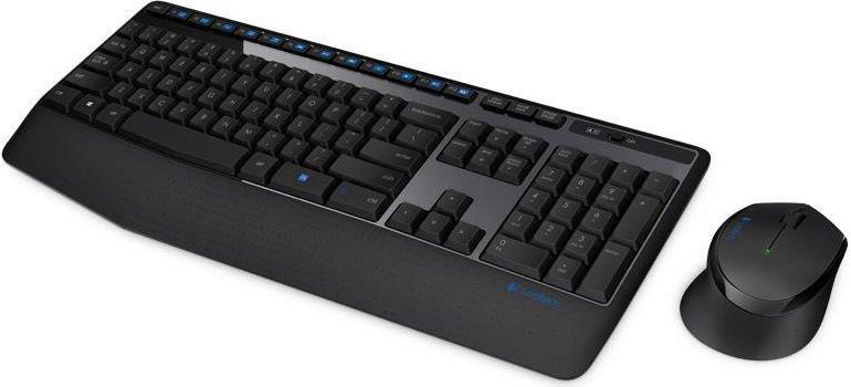 Zestaw bezprzewodowy klawiatura + mysz Logitech Wireless Combo MK345 czarny