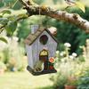 Green Resin House Garden Courtyard Decoration Bird Outdoor Bird Villa
