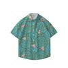 Summer 3D Printed Short Sleeve Flower Shirt Men'S Vintage Hawaiian Beach Casual Loose Men'S Large Size Shirt