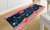 Kitchen Rug 50x180 Cm Polyester Kitch Coffee