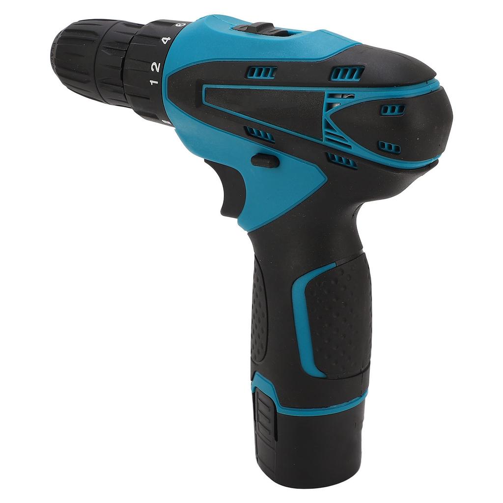 12V Lithium Battery Electric Drill Rechargeable Cordless Screwdriver for Wood Plastic Drilling