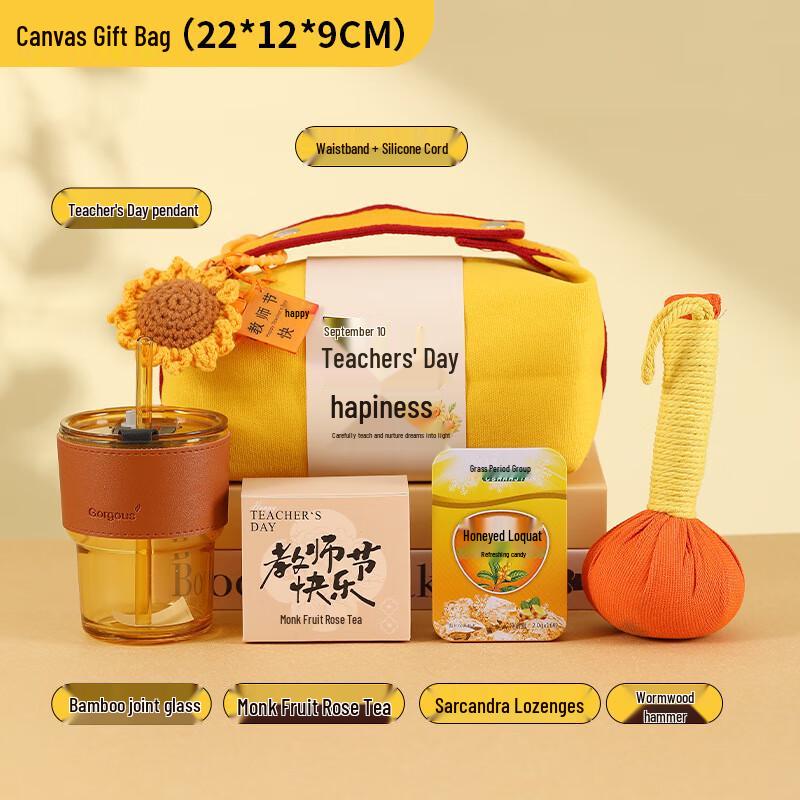 Teacher s Day Wellness Gift Set with Straw Cup 02