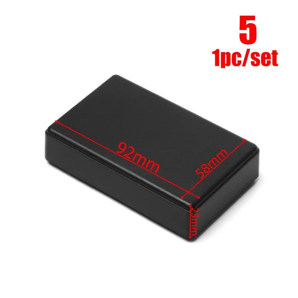 1/2pcs Waterproof Black Housing Instrument Case ABS Plastic Project Box Storage Case Enclosure Boxes Electronic Supplies