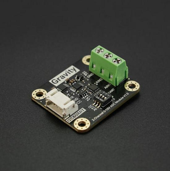 

15-bit High-Precision ADC Module with I2C/UART (0-10V)