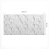Vinyl Protective Workplace Mat Honeycomb 3D 90x45 cm