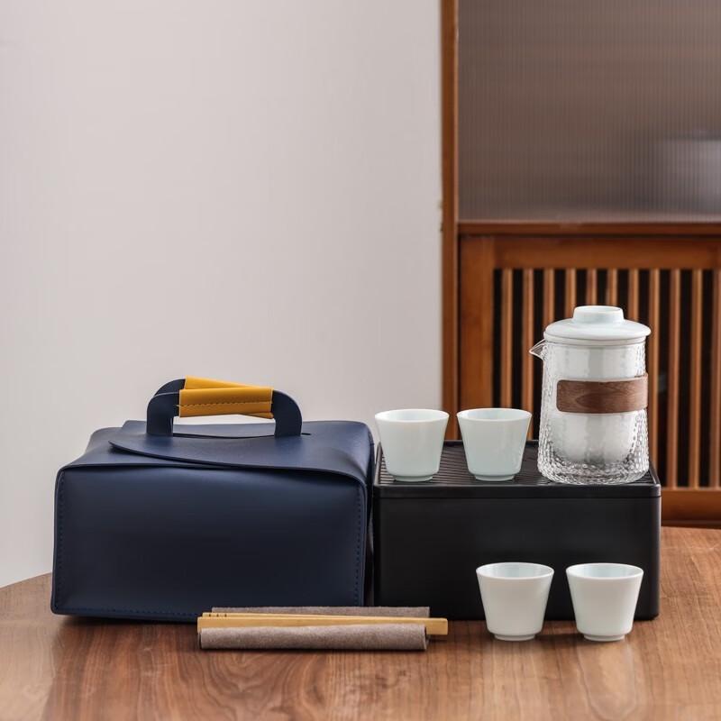 Fangran Celadon Portable Tea Set