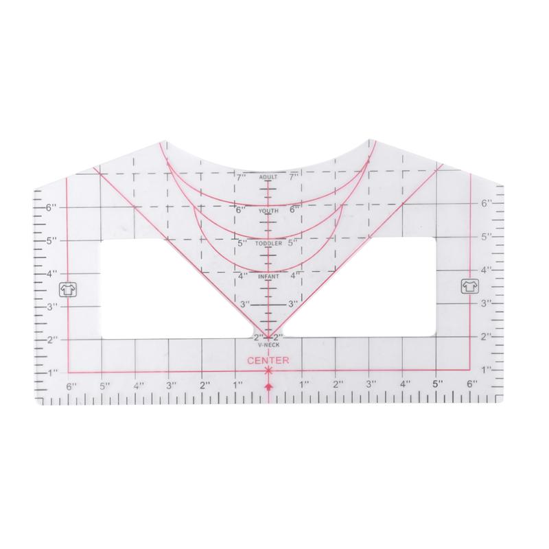 2025 Trend Tshirt Ruler Guide Transparent Ruler Guide For Vinyl Alignment For Measuring Tool Sewing Tool Calibration Tool Transp