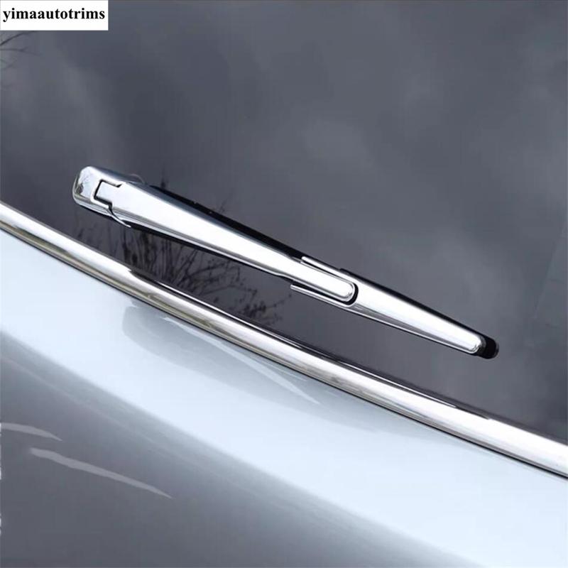 Car Rear Windshield Window Windscreen Rain Wiper Cover Trim For Trumpchi GAC GS8 2024 ABS Chrome Exterior Accessories
