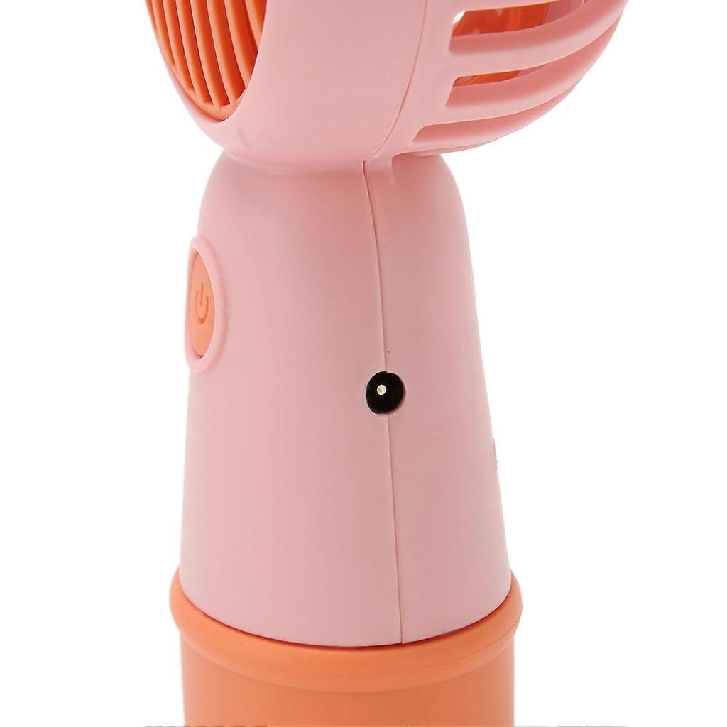 Handheld Fan Mini Portable USB Rechargeable Handheld Cooler Quiet Powered Desk Fan Vibrant Pink