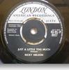 7inch Record RICKY NELSON  Just  A Little Too Much  Sweeter T 45HLP8927 London Records 1959 UK Rock Used