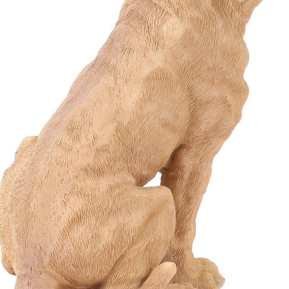 Desktop Dog Figurine Anti Fade Puppy Statue Cute Dog Statue Home