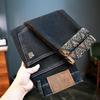 Spring-Summer Men's Slim Fit Printed Jeans – Douyin Trend Casual Straight Pants (Style 2268)