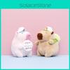 Capybara Spielzeug Plüsch Schlüsselanhänger Cartoon Stofftier Dekoration Anhänger Niedliches Geschenk