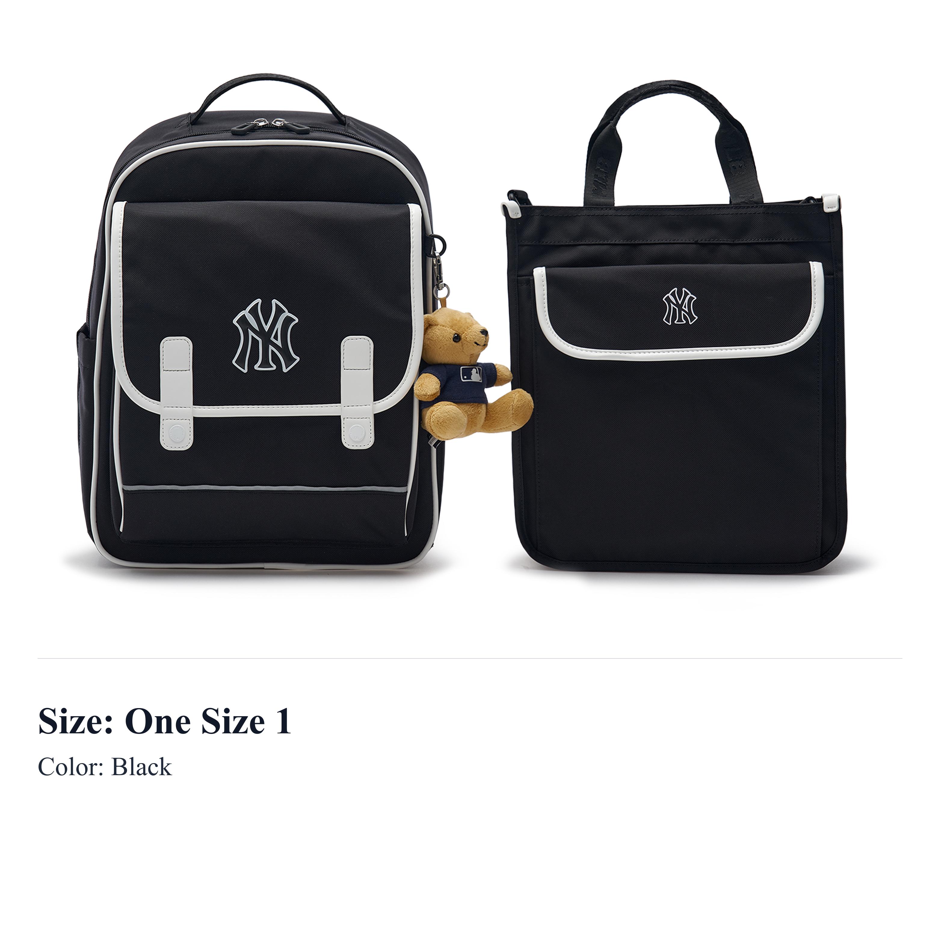 MLB Nylon 2 in 1 Backpack Regular Mens Black 7ABKB014N-50BKS One Size 1