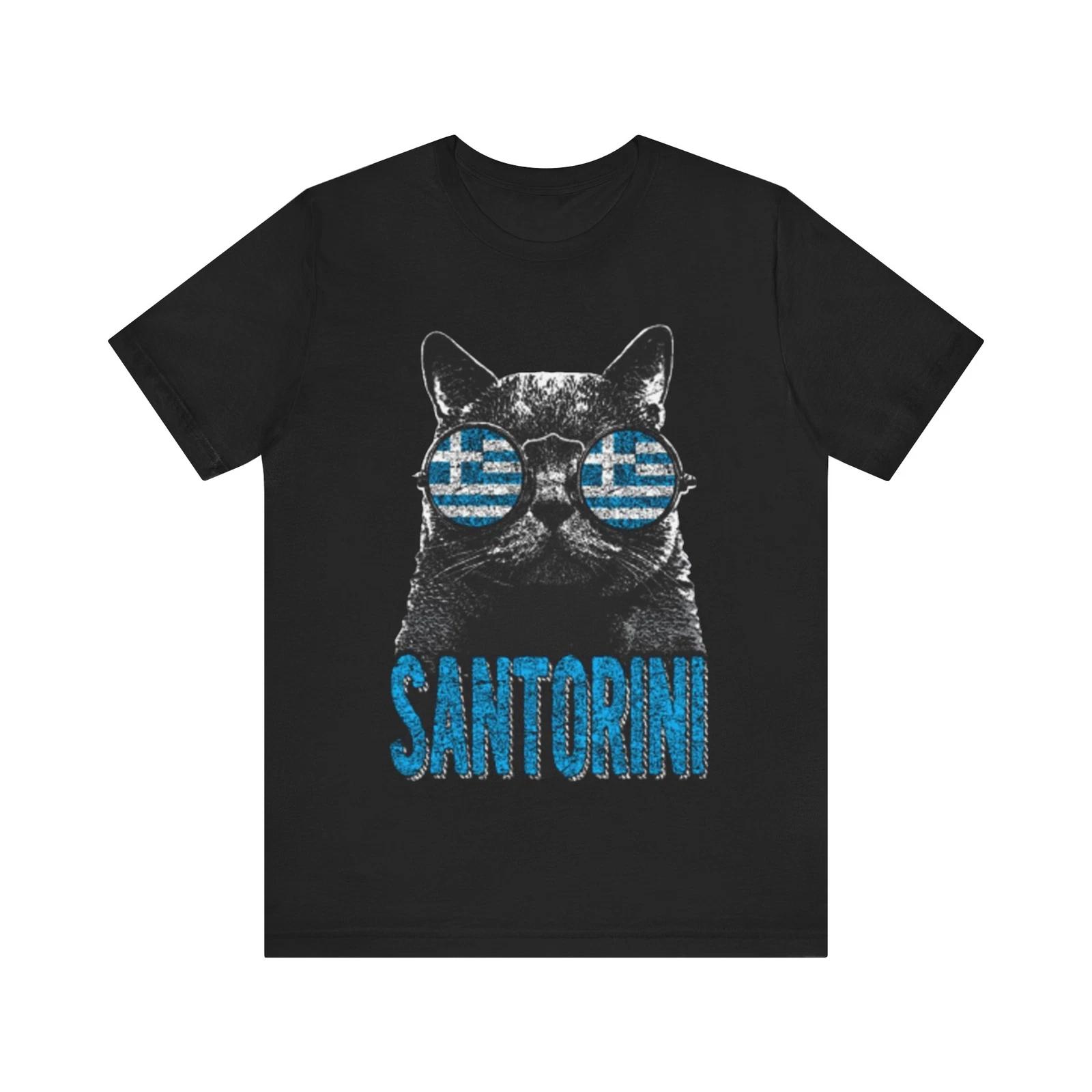 Santorini T-Shirt, Santorini Unisex Jersey Short Sleeve Tee M