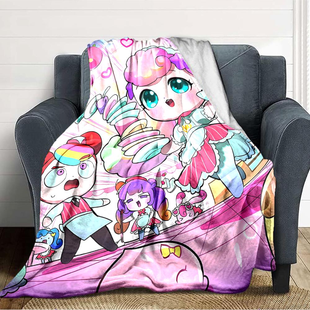 1pc Catch Teenieping Magic Sweethear (4) Blanket, Gift, for Men and Women, Soft Blanket, Good for Sofa Bed Couch Travel, Lightweight Flannel Blanket