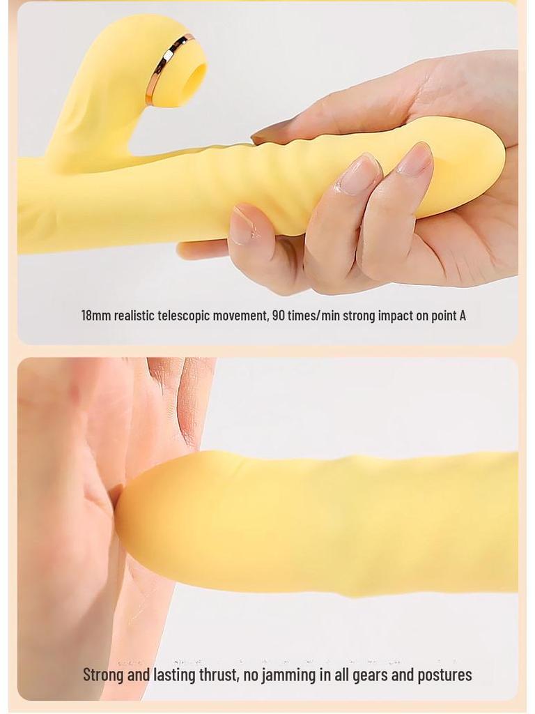 Mi Ji Ai Yue Rotating Bead Stick: Telescopic, Heated Vibrator & Suction Massager for Women, 40/box.