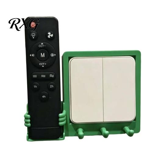 Elegant Wall Mounts Switch Decor Hook, Mounted Space Saving Design, Remote Control Decorative Entryway Hooks Storage Box, Key Holder for Living