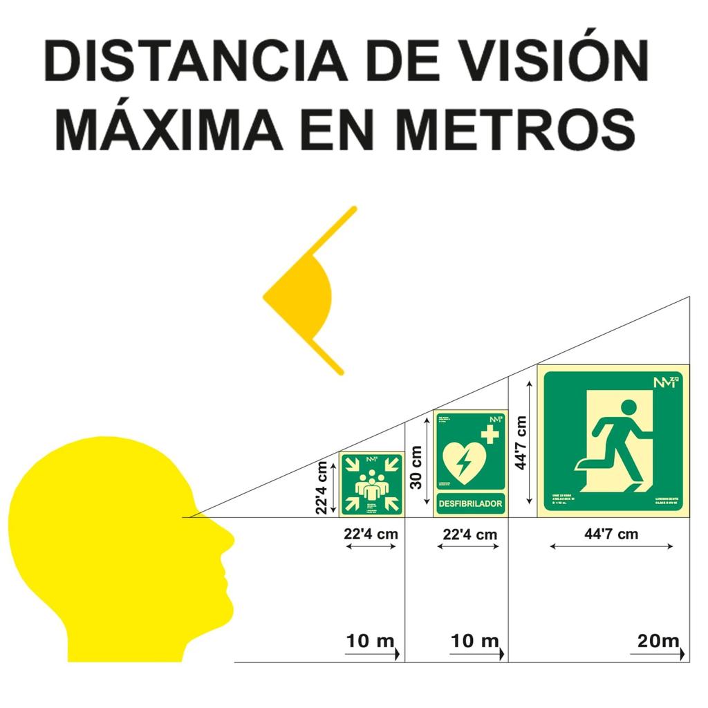 Evacuation Sign Right Arrow (PVC 1mm) Class a 32x16cm Normal