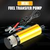 Car Electric Oil Pump DC 12V For Auto Pumping Diesel Oil Water Submersible 12L / Min Fuel Transfer Pump Aluminum Alloy Shell