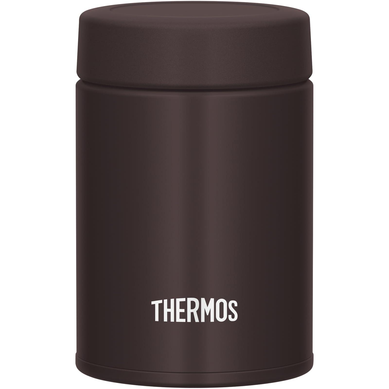 

Thermos Vacuum Insulated Soup Jar 200ml All 3 Colors- Portable & Easy to Clean, Hot & Cold Retention темно-коричневого