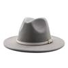 Popular European and American literary and retro woolen top hat men's and women's classic fashion church top hat jazz hat