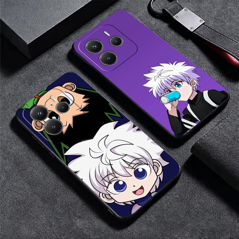 Hunter X-Hunters Cute Soft Phone Case for Xiaomi Redmi Note 12 13 14 15 Pro Plus 11 12S 11S 11T 10 4G Black Cover Back Shell