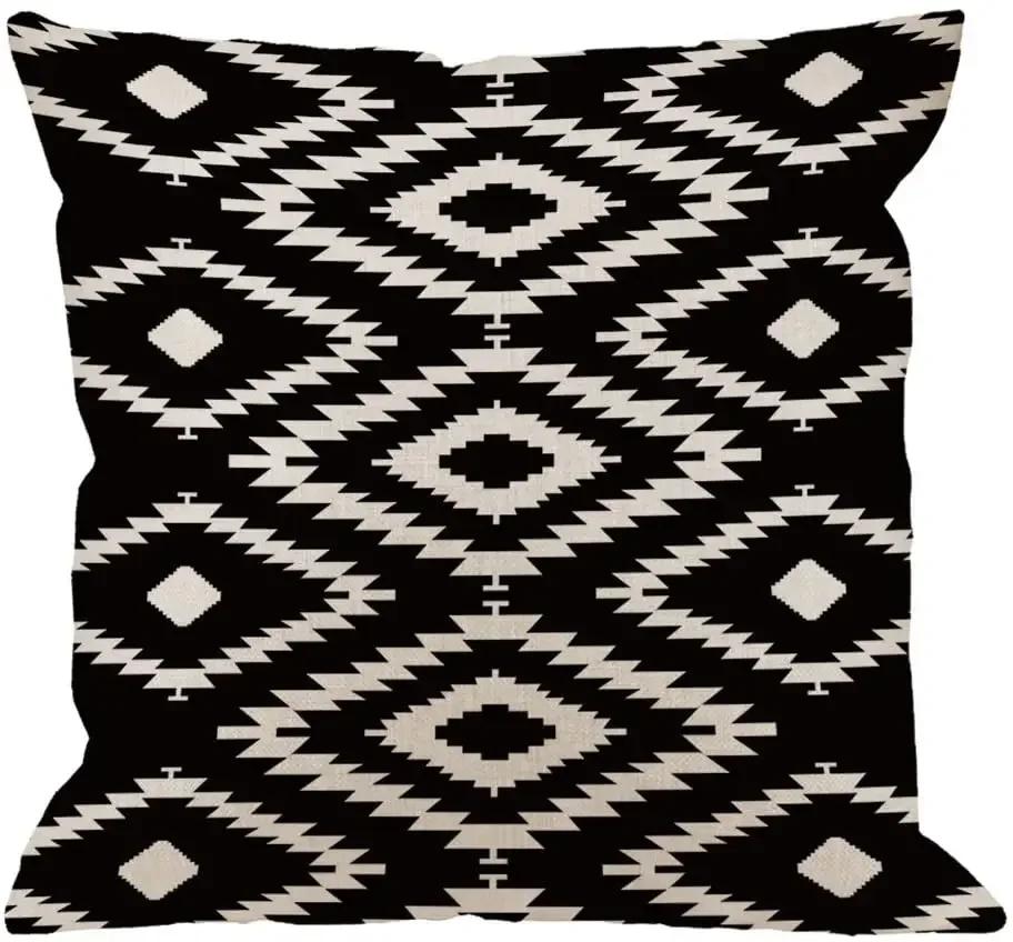 Throw Pillow Case Cotton Linen Square Cushion  Pillowcase  Home Decorative Sofa Armchair Bedroom Livingroom