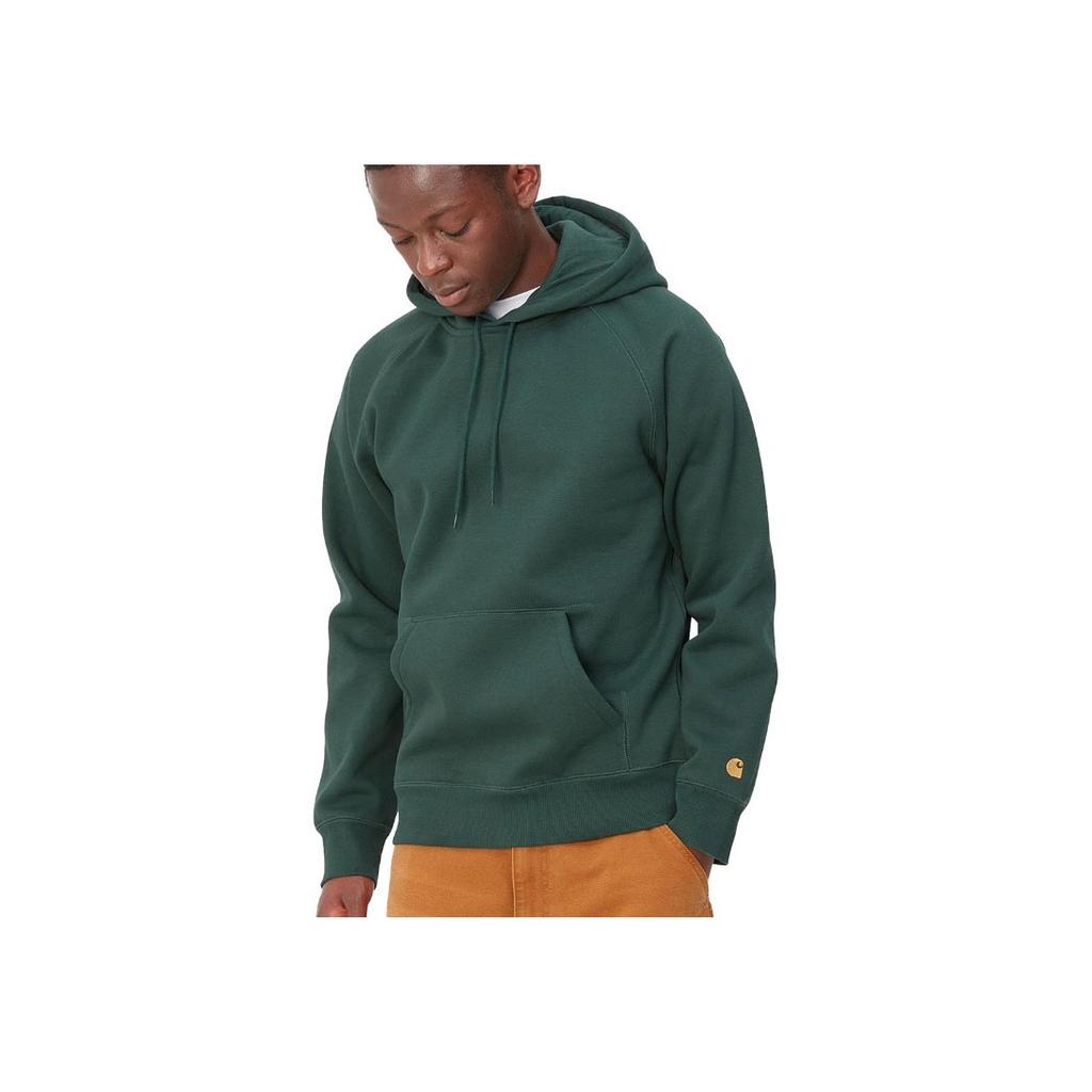 Carhartt WIP SS23 Casual Loose Fit Hooded Sweatshirt Men Sweatshirt Green I026384-1NV-XX