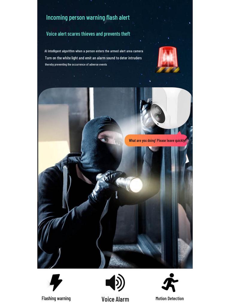 1080P HD Indoor PTZ WiFi Surveillance Camera