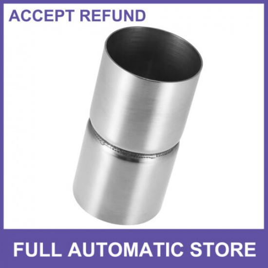 Single 2.5 ID to 2.5 ID Stainless Steel Exhaust Pipe Adapter Reducer Universal
