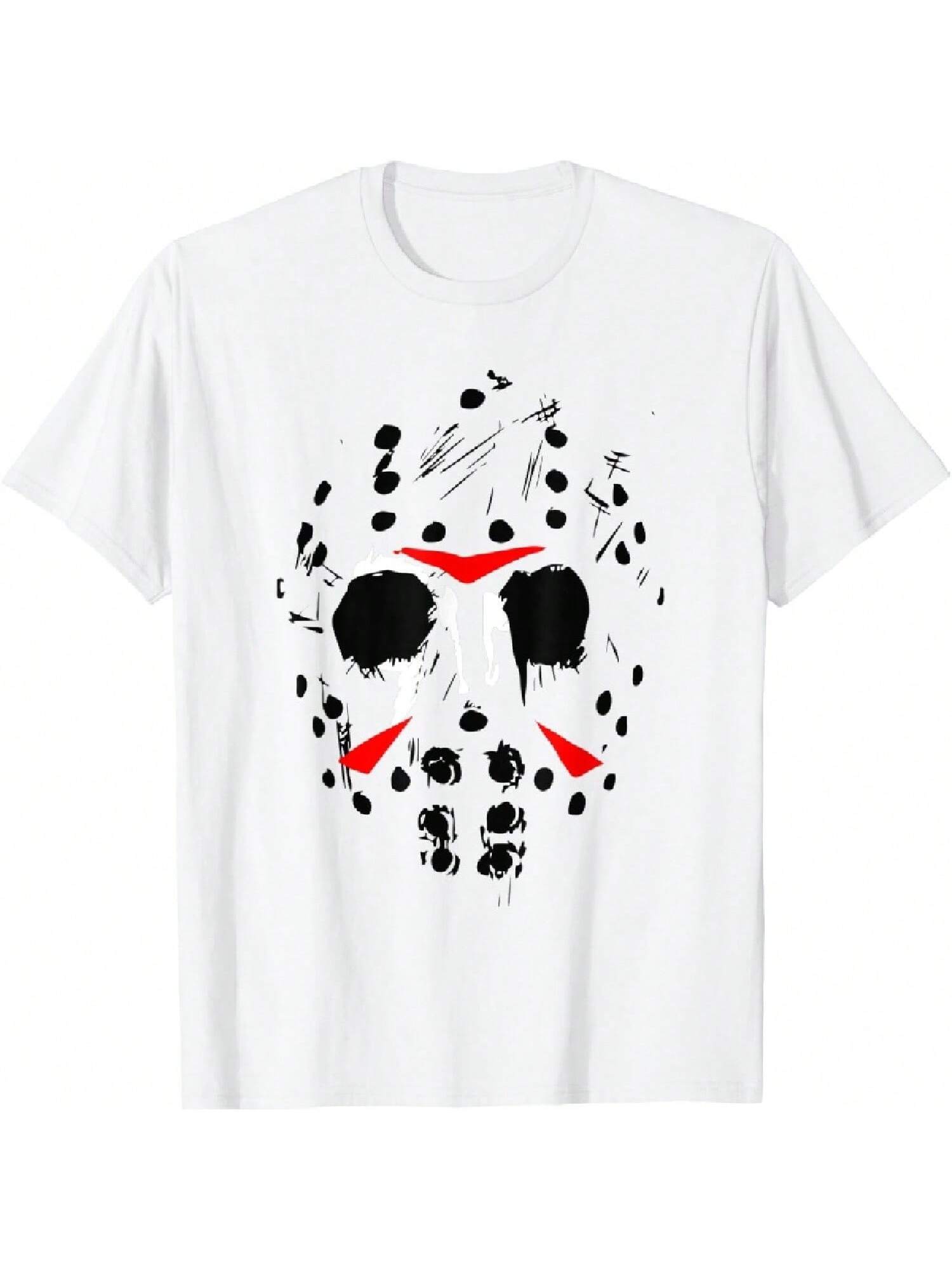 Jason Hockey Mask Halloween Shirt Friday 13TH T-Shirt S разноцветный