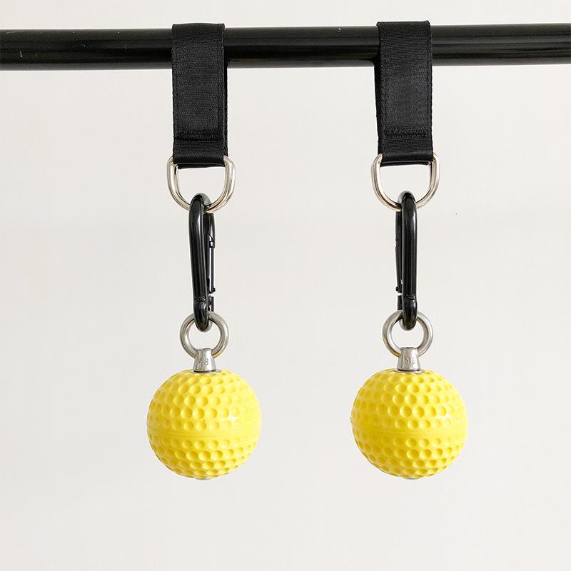 Anti-slip Rock Climbing Pull-up Power Ball Grips - Hand Gripper & Strength Trainer Kettlebell Fitness Exercise Tool