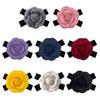 Vintage Lapel Pin Multiple Colors Camellia Women Brooch Pins Jewelry French Brooch Camellia Pins Elegant Collar