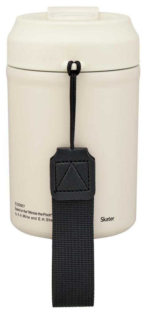 Skater Stainless Steel Easy Tumbler 380ml, Insulated, Cold, Vacuum-Resistant, Double-Walled Wall, Disney, Winnie-the-Pooh STEM4-A