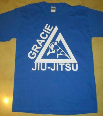Camiseta Gracie Jiu Jitsu Tee Luchador MMA Brasileño