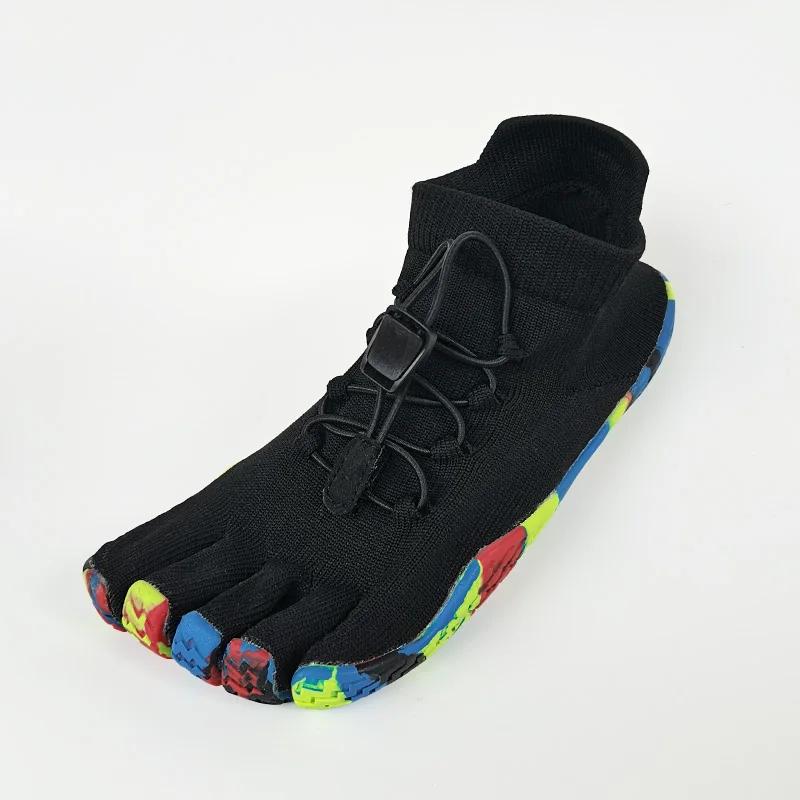 Unisex Split Toe Shoes Men FiveFingers Casual Sneakers Climbing Drainage Shoes Mesh Women Canyoning Quick Drying Water Shoes