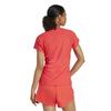 Adidas Freelift Short Sleeve Tennis Red Women's ClimaCool+ T-Shirt, KVG94, Semi-Silent (JD4284)