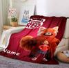 Custom Name Friendship Adventure Flannel Blanket Throw Blanket Soft Warm Sofa Bed Home Decor Unique Gift