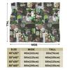 Death Eeaters Tom Felton Blankets Dracor Malfoye Wool Vintage Breathable Throw Blanket for Bedding Lounge Winter