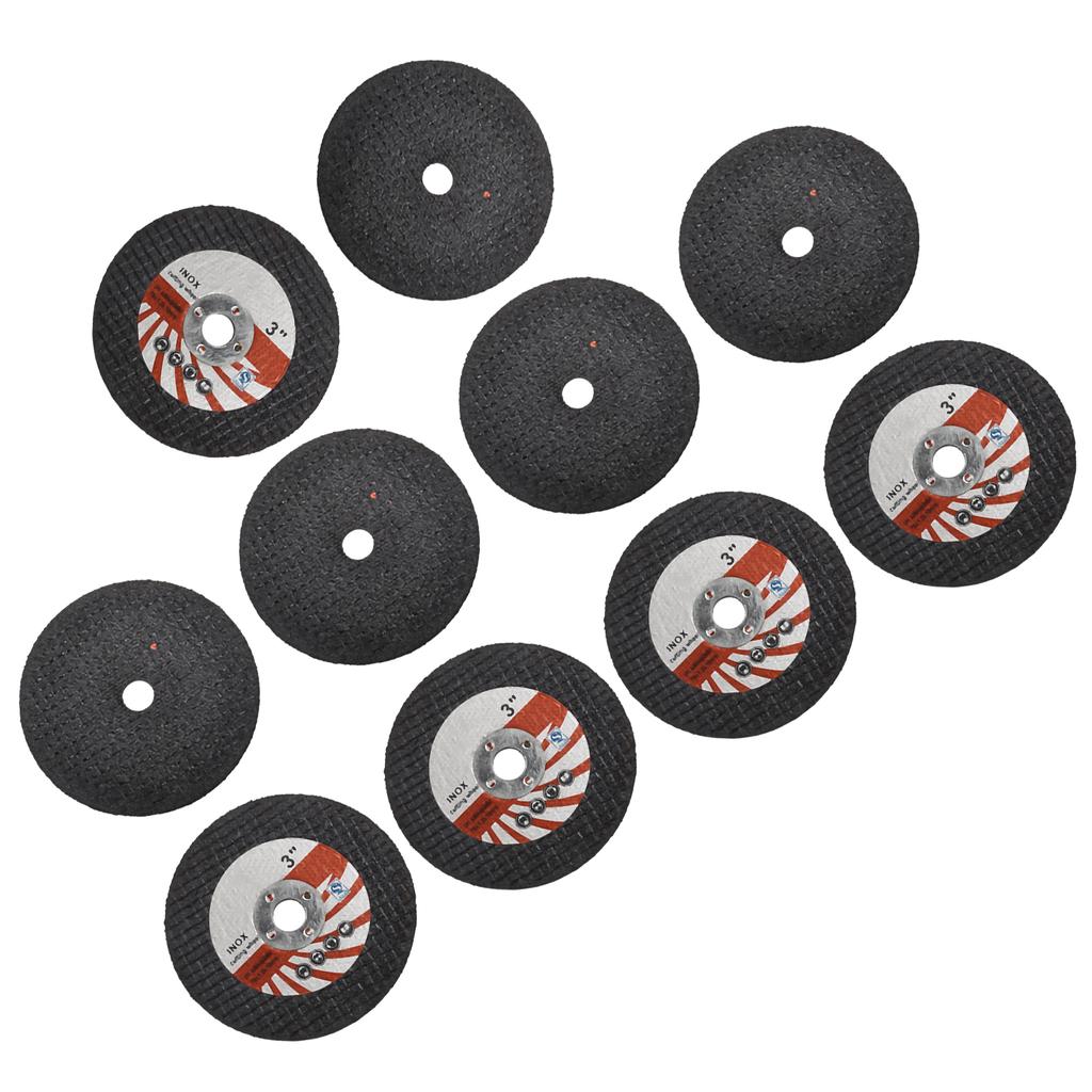 10pcs Mini Angle Grinder 75mm Grinding Wheel Grind Disc Bore Cutting Disc Multifunction Power Tool Accessories
