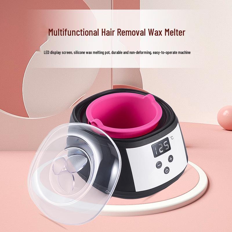Silicone Wax Melter 500cc, 100W High Power Rapid Wax Melting Machine for Depilatory and Beauty Therapy.