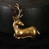 Deer Ping'an Brass Fawn Car Key Chain Ornaments Handles Hot Selling Small Bronze