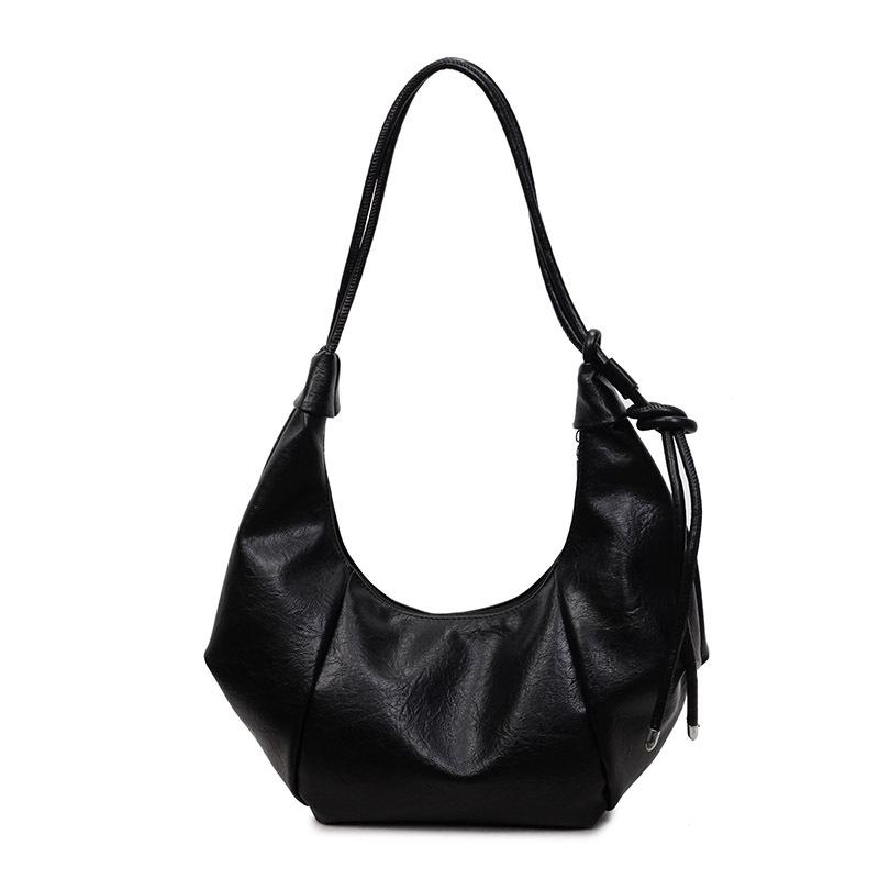 Retro light luxury dumpling bag new high-end texture versatile commuter shoulder bag Korean version large-capacity fashion messenger bag