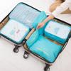 6 In 1 Travel Organizer Laundry Pouch Travel Luggage Bag Clothes Organizer Set