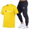 2023 Spring/Summer Cotton Short Sleeve & Long Pants Sports Set - Breathable, Versatile, Customizable