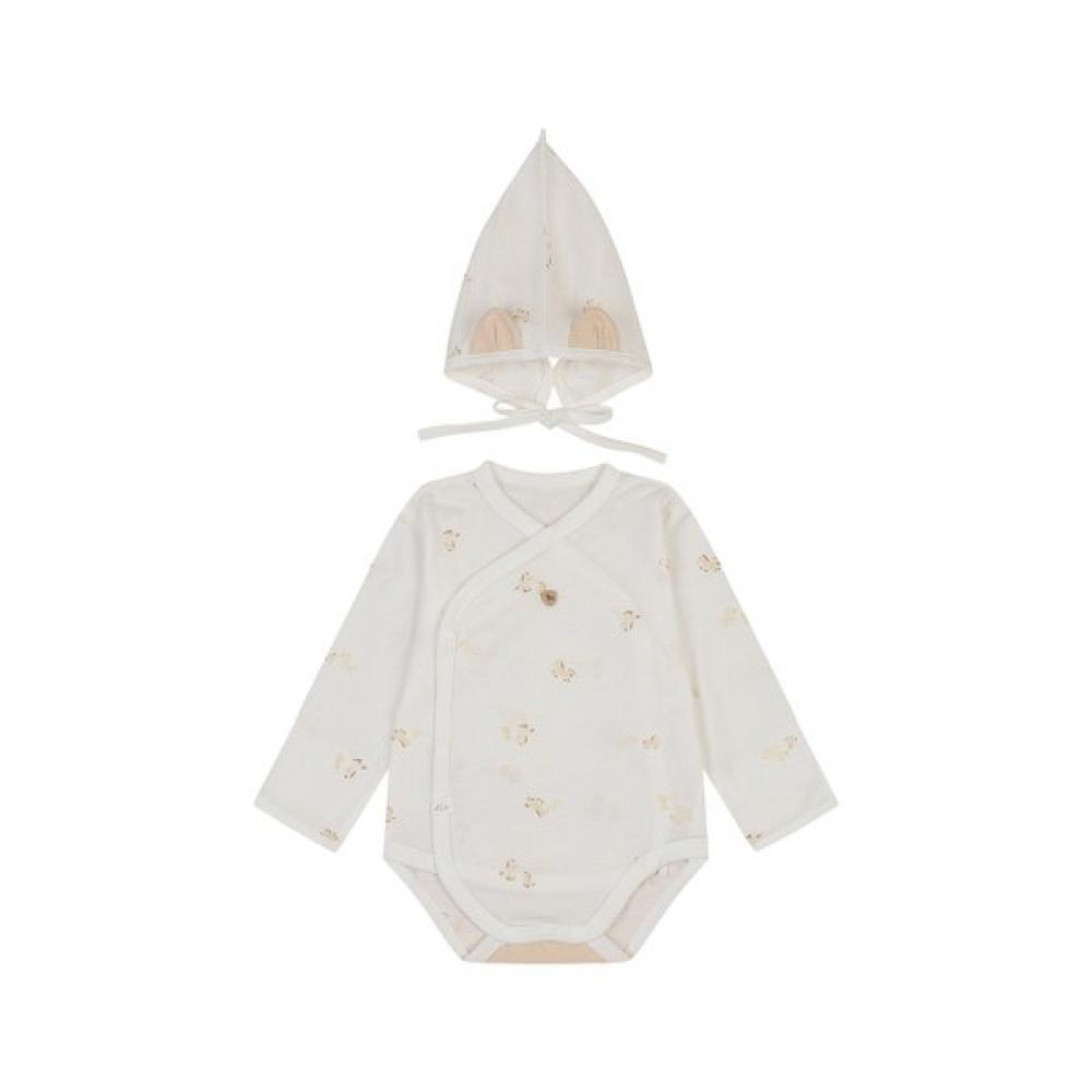 Ettoi Holic Baby Suit Hat Set  07t1 17901 O/WHITE/3M