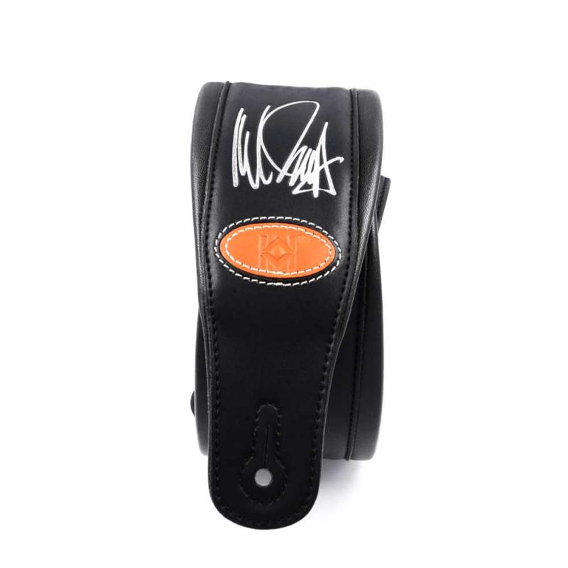 Neil Zaza-signed Leather Electric Guitar Strap Bass Strap Widen Thickened Strap