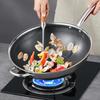 34cm 316L Stainless Steel Honeycomb Non-stick Wok